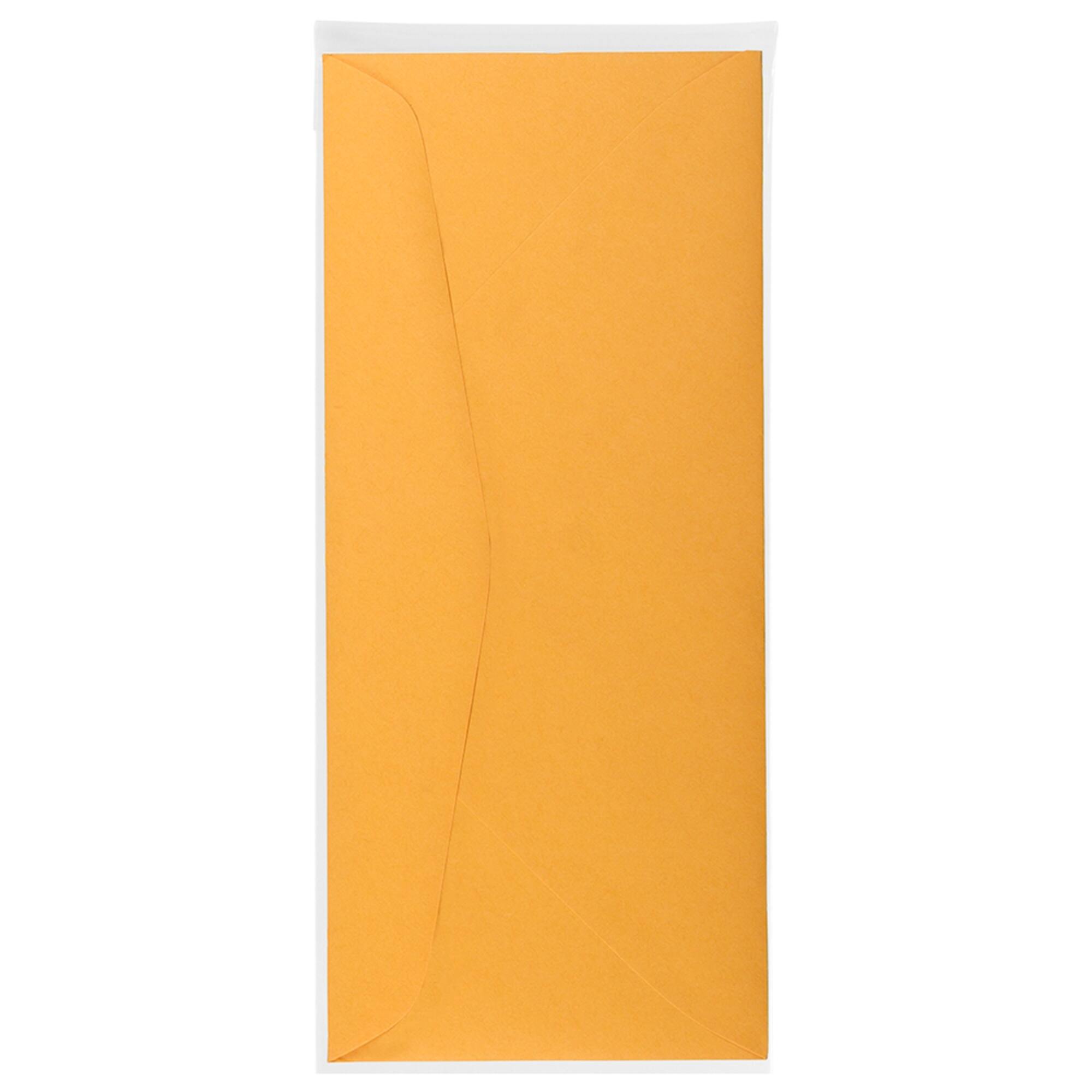 JAM Paper 4.25" x 9.75" Clear No. 10 Policy Cello Sleeve Envelopes, 100ct.